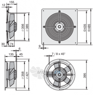 Rosenberg ER 350-2 - описание, технические характеристики, графики